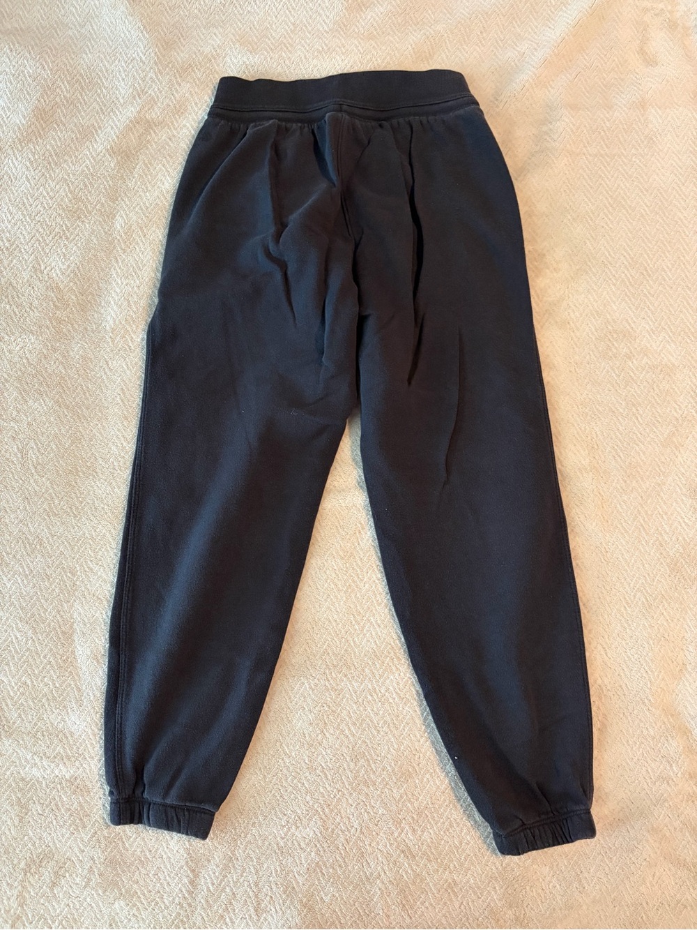 Black Cozy Jogger Sweatpants - Picture 2 of 3